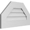 Ekena Millwork Octagonal Top Surface Mount PVC Gable Vent w/ 3-1/2"W x 1"P Standard Frame, 24"W x 14"H GVPOT24X1401SN - alternate 4